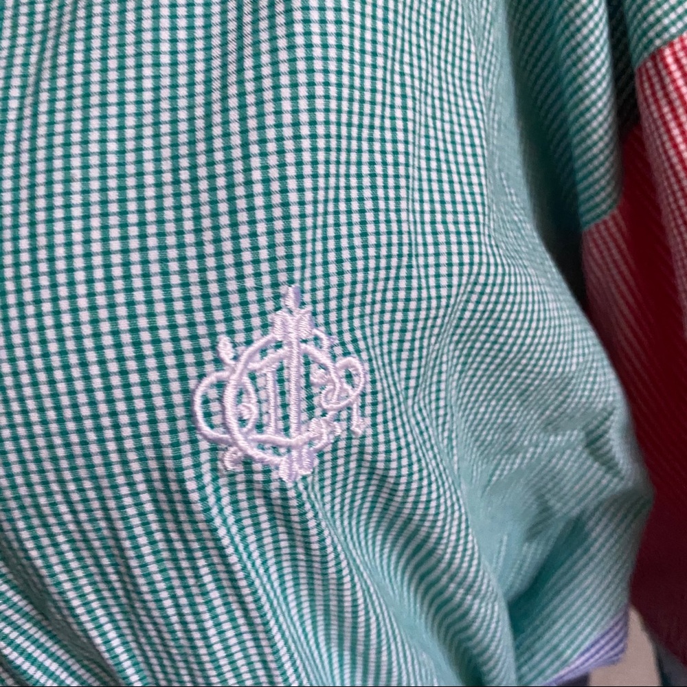 Dior 90s Gingham Check Plaid Print Robe - Picture 3 of 8